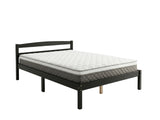 Wayford Bed Frame Black & MEM 23 cm Mattress - King Single