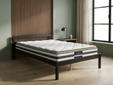 Wayford Bed Frame Black & Bon21 Mattress - King Single