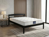 Wayford Bed Frame Black & PIL20 Mattress with Pillow - King Single
