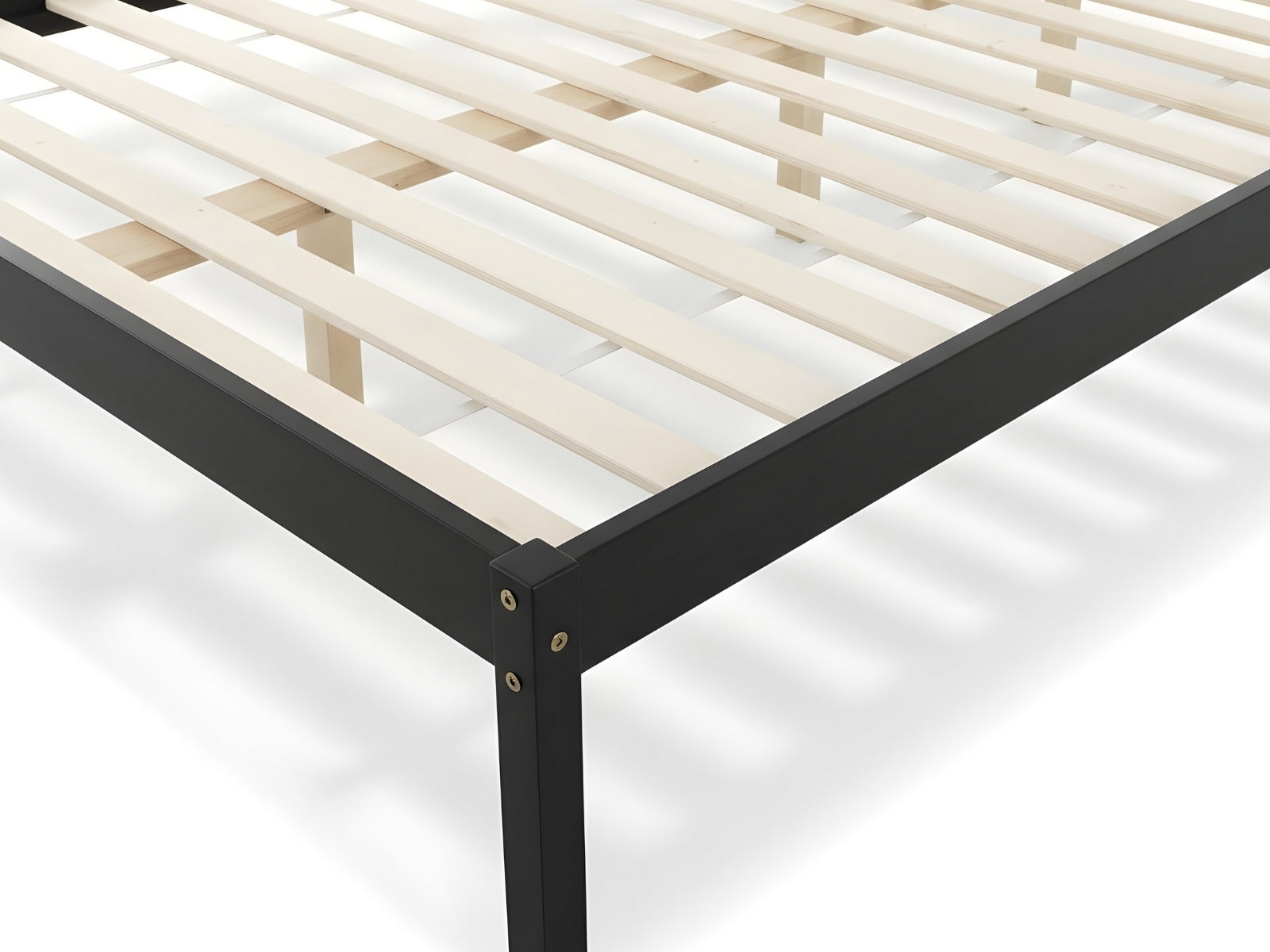 Wayford Double Bed Frame Black | Wooden Bed Frame | TSB Living NZ