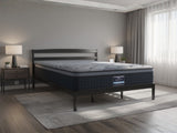 Wayford Bed Frame Black - & Euro Top Mattress B34 - Queen