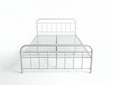 Darcy Metal Bed Frame White - Queen