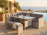 Catania 4-Piece Steel Outdoor Dining Set