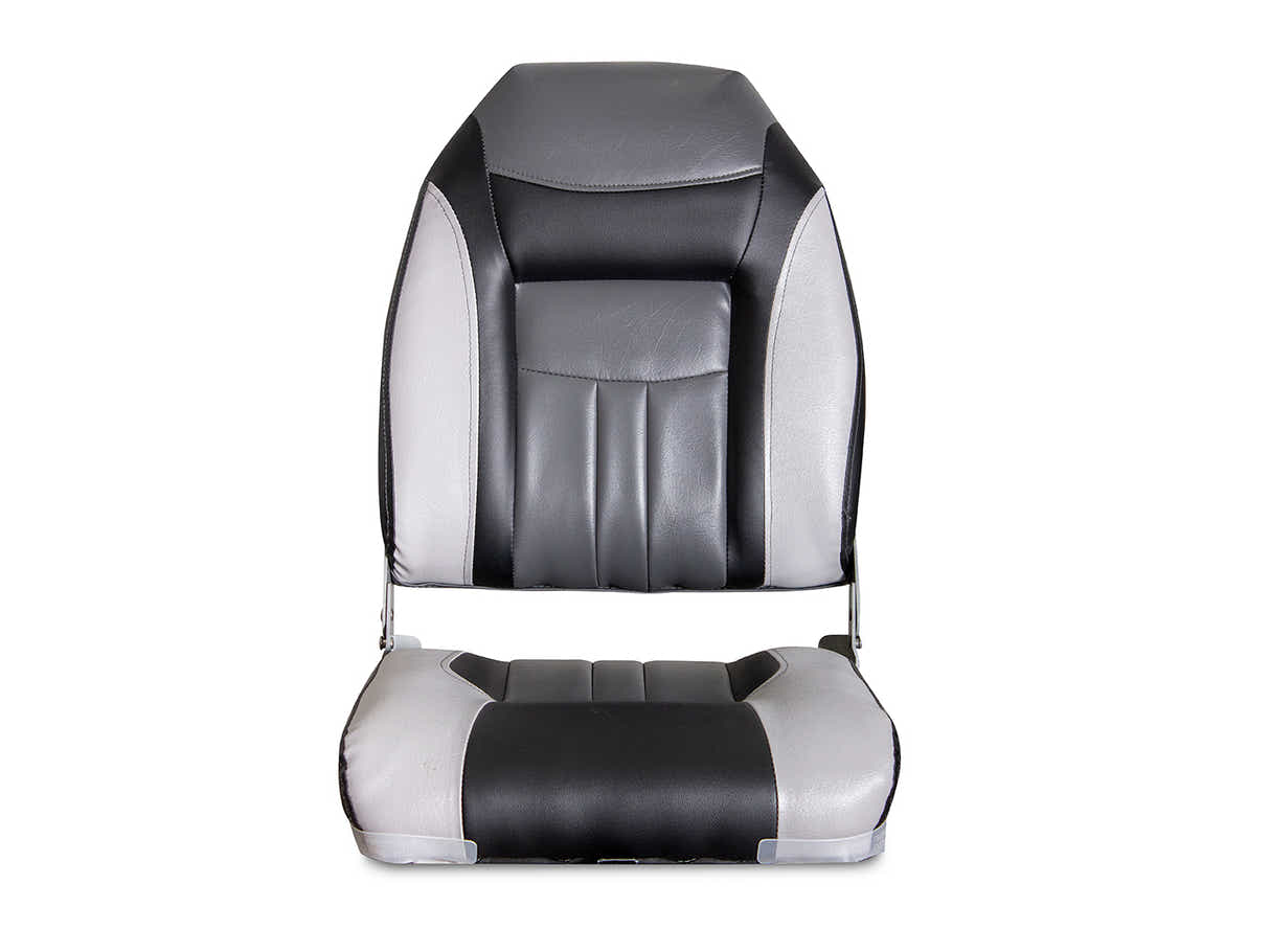 High-Back Boat Seat – Grey