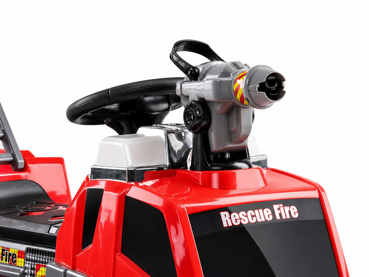 Kids Ride On Fire Truck With Water Gun - Red