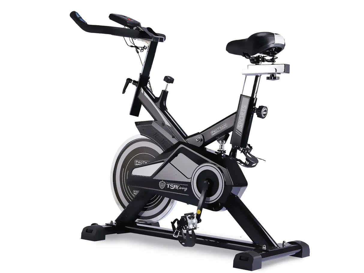 18kg Flywheel Exercise Spin Bike – Grey