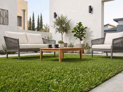4-Colored 30 mm Artificial Grass - 1x10 m Roll