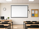 120 Inches Electric Motorized Projector Screen With Wireless Remote