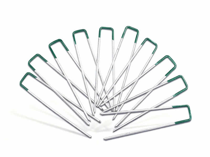 DS Galvanized Steel Artificial Grass Pins - 50 Pcs