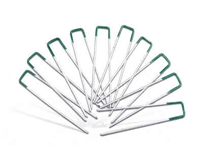 DS Galvanized Steel Artificial Grass Pins - 50 Pcs
