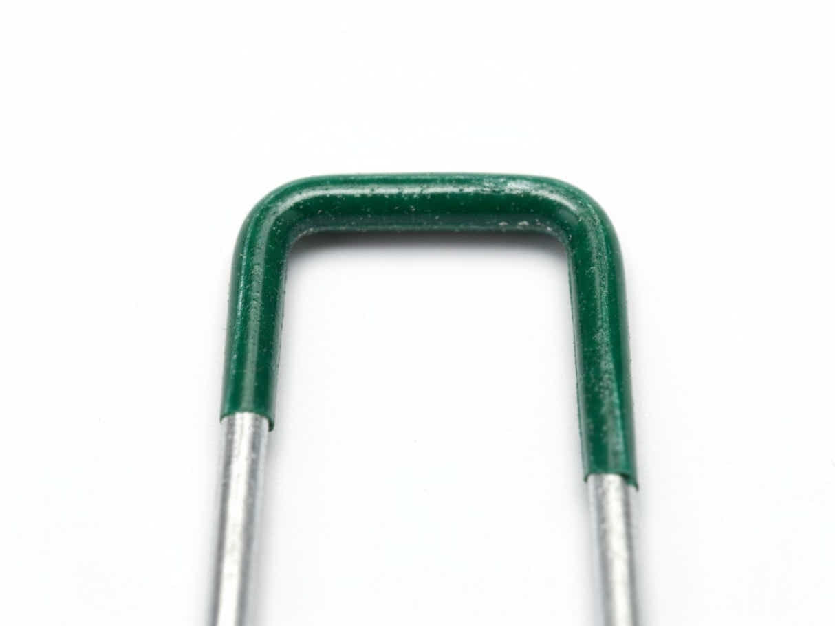 Galvanized Steel Artificial Grass Pins - 50 Pcs
