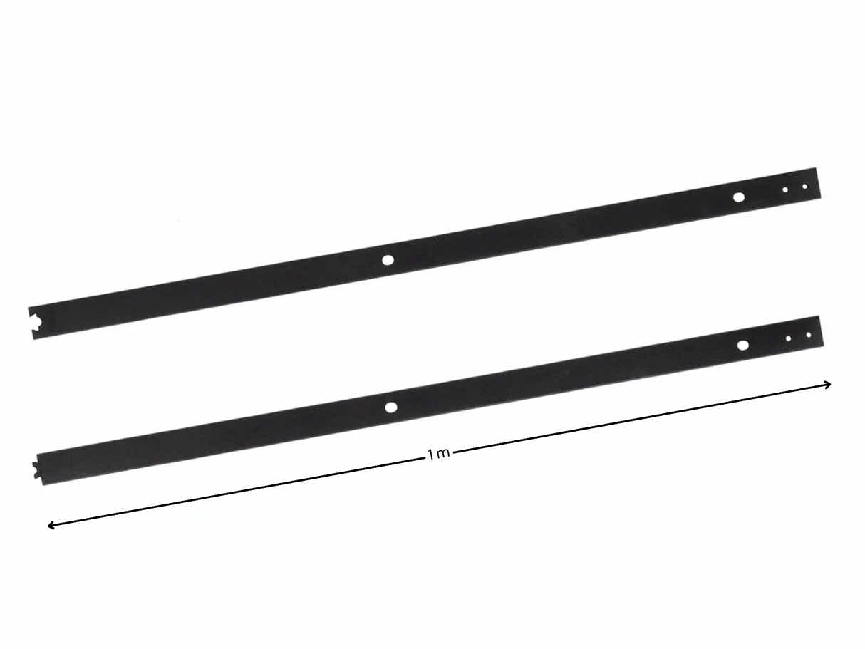 Barn Door Hardware Track 1m - Set of 2