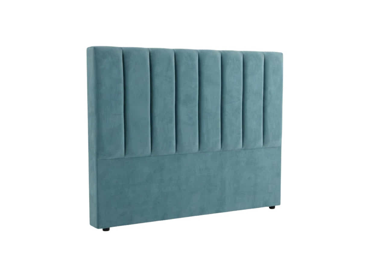 Tada Fabric Headboard Prussian Blue - Double
