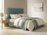 Tada Fabric Headboard Prussian Blue - Double