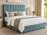 Tada Fabric Headboard Prussian Blue - Queen