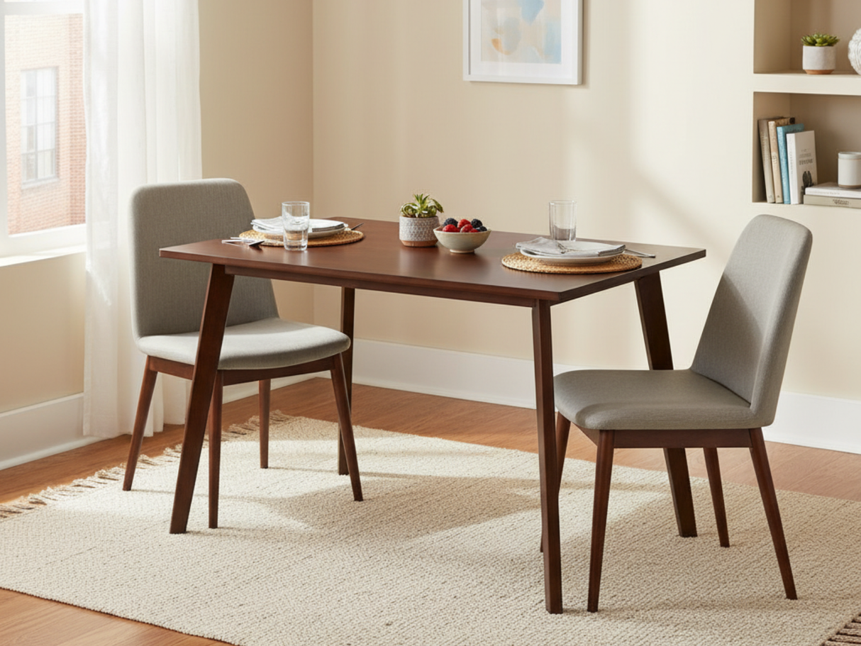 Fiesta Dining Table Walnut - 120 cm