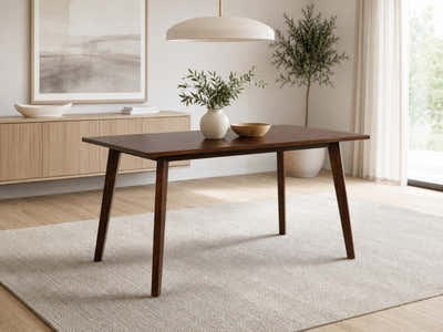 Fiesta Dining Table Walnut - 120 cm