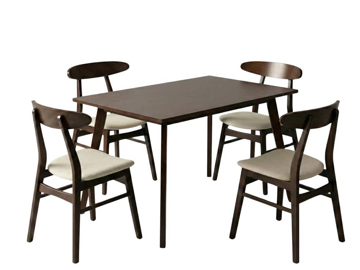 Fiesta Dining Table Walnut - 120 cm