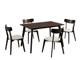 Fiesta Dining Table Wenge - 120 cm & Iora Dining Chair Wenge - Set of 4