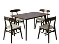 Fiesta Dining Table Wenge - 120 cm & Fiesta Dining Chair Wenge - Set of 4