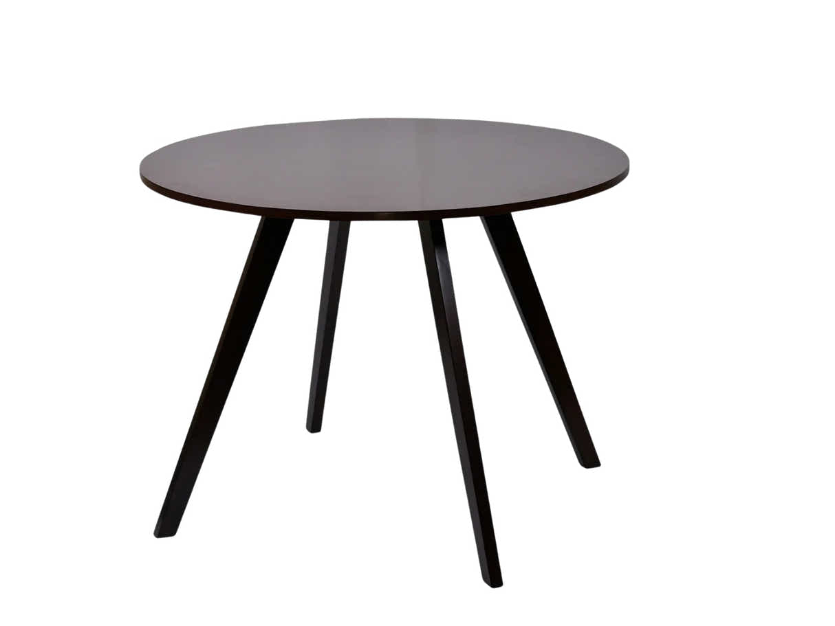 Hexa Round Dining Table Wenge - 100 cm