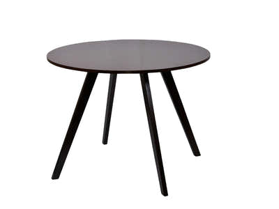 Hexa Round Dining Table Wenge - 100 cm
