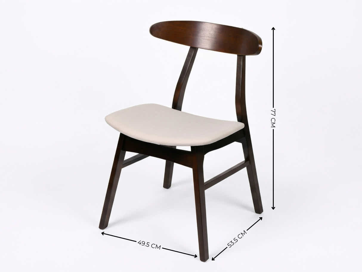 Fiesta Dining Chair Walnut - Set of 4