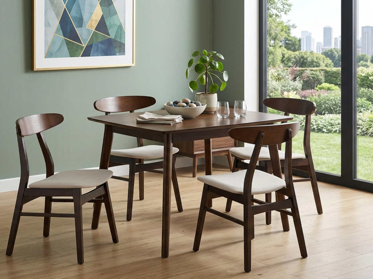 Fiesta Dining Chair Walnut - Set of 4