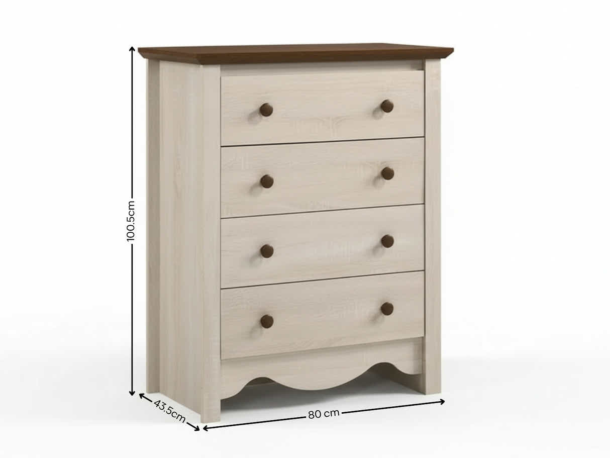 Walden 4-Drawer Tallboy