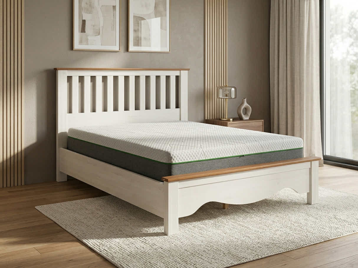 Walden Bed Frame & 3 Way Mattress - Queen