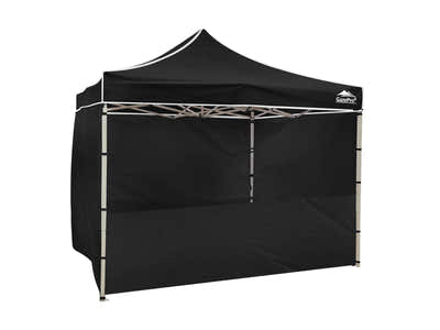 Heavy-Duty Gazebo 3m x 3m - Black