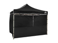 Heavy-Duty Gazebo 3m x 3m - Black
