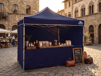 Heavy-Duty Gazebo 3m x 3m - Navy
