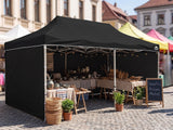 DS Heavy-Duty Gazebo 3m x 6m - Black