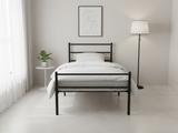 Sol Metal Bed Frame Black - Single