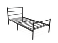 DS Sol Metal Bed Frame Black - Single