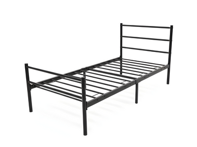 Sol Metal Bed Frame Black - Single