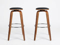 DS Swivel Bar Stool Black - Set of 2