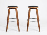 DS Swivel Bar Stool Black - Set of 2