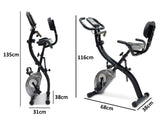 X-Bike Folding Recumbent Exercise Bike With Rope