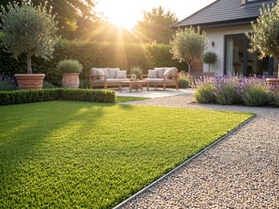 4-Colored 40 mm Artificial Grass - 1x10 m Roll