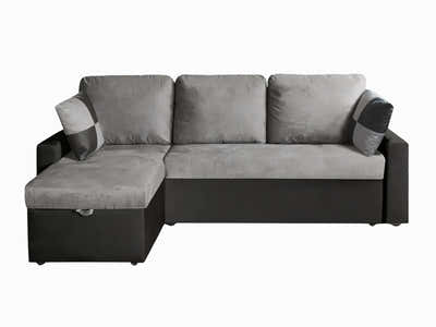 Salem Pull Out Sofa Bed with Storage - Grey