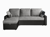 Salem Pull Out Sofa Bed with Storage - Grey