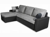 Salem Pull Out Sofa Bed with Storage - Grey