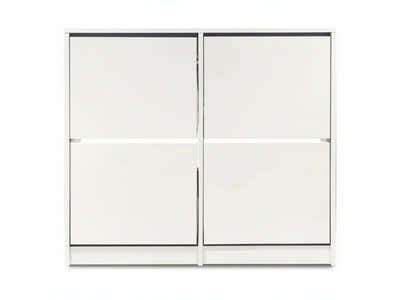 Enkel 4-Drawer Shoe Rack - White