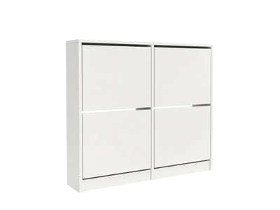 Enkel 4-Drawer Shoe Rack - White