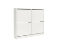 Enkel 4-Drawer Shoe Rack - White