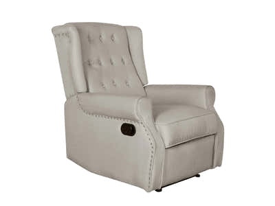 Linen Recliner Chair - Beige