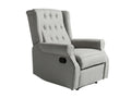 Linen Recliner Chair - Grey