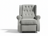 Linen Recliner Chair - Grey